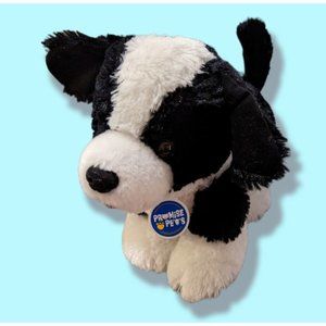 Build a Bear promise pets black and white Border Collie Dog